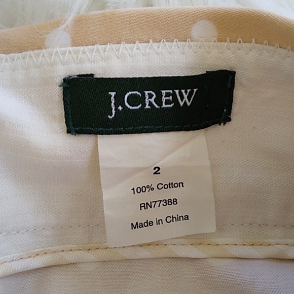 J. Crew Cream & White Polka Dot Pencil Skirt - Picture 8 of 10